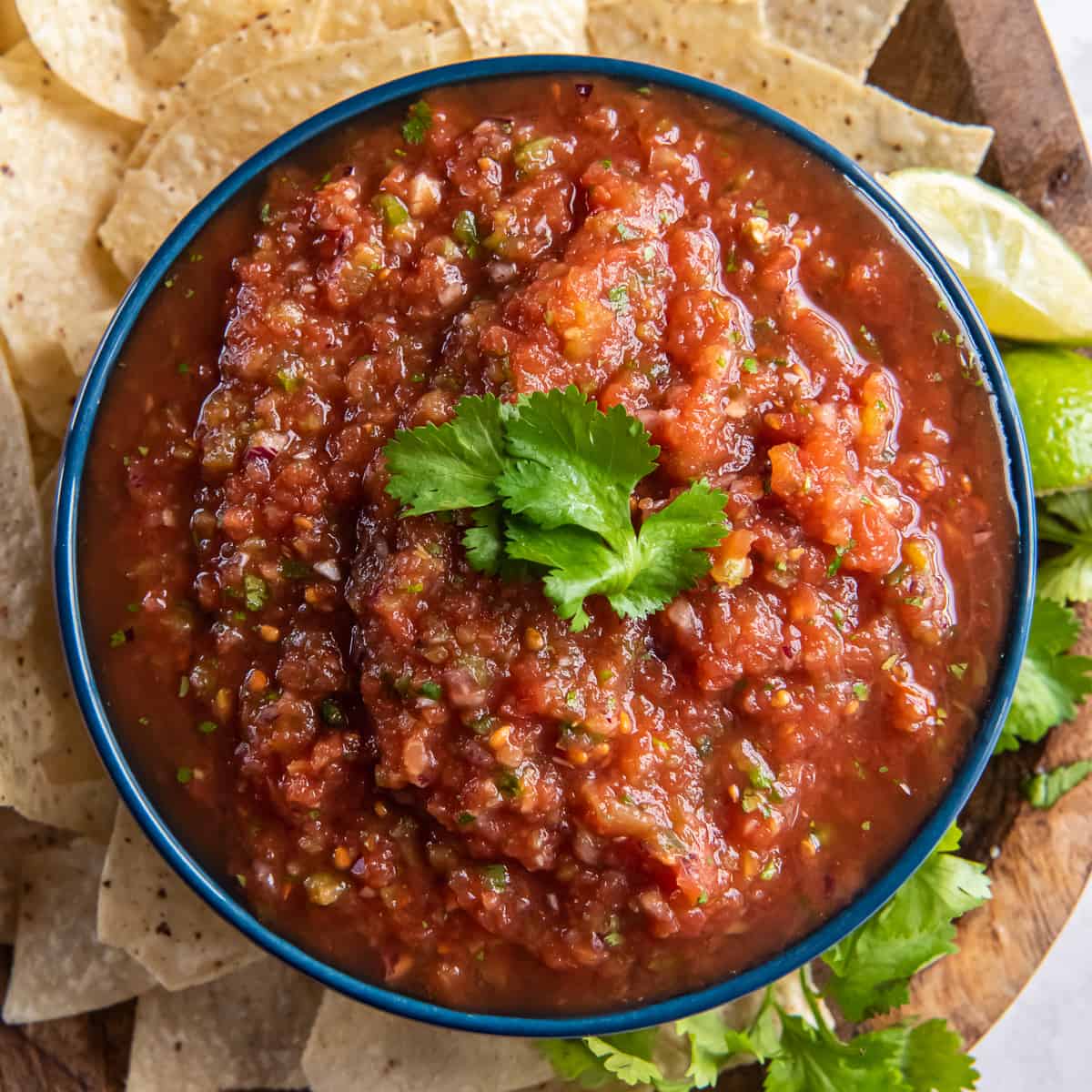 Blender Salsa (Restaurant Style) | Valerie’s Kitchen, gluten and dairy-free