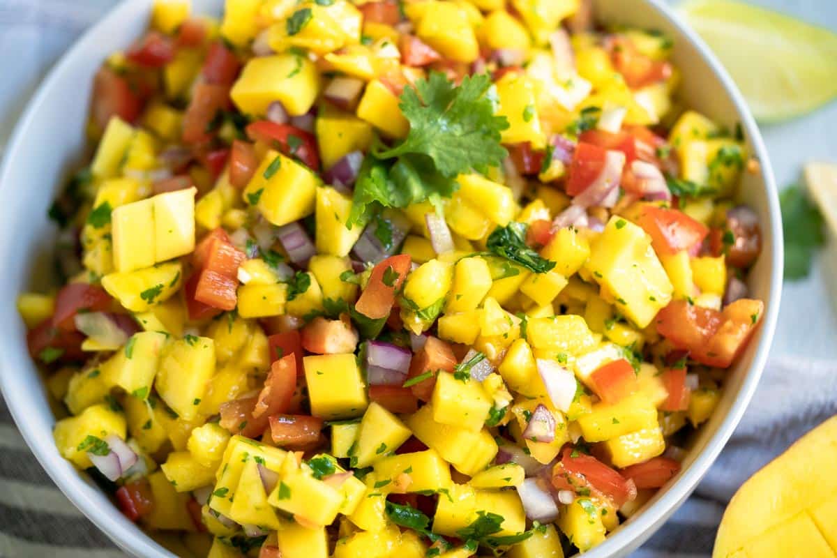Spicy Mango Habanero Salsa Recipe,  gluten-free