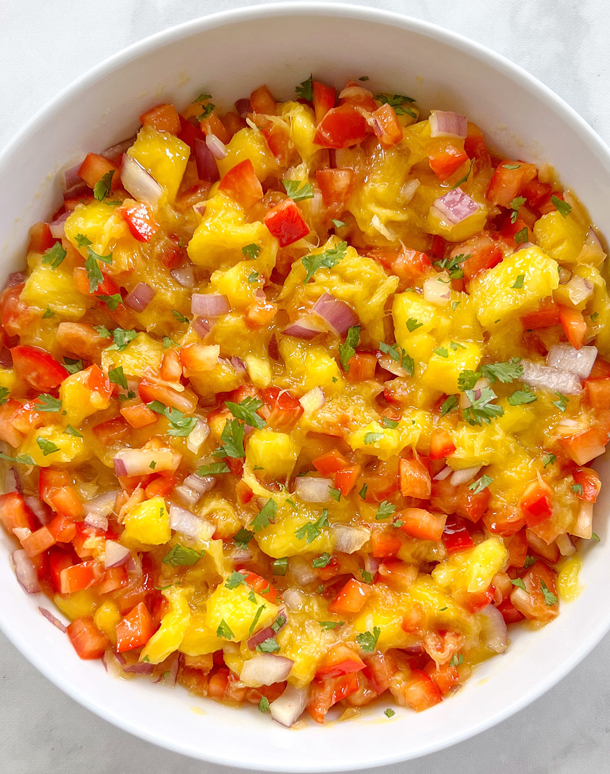 Homemade Mango Habanero Salsa Recipe, dairy-free and gluten-free