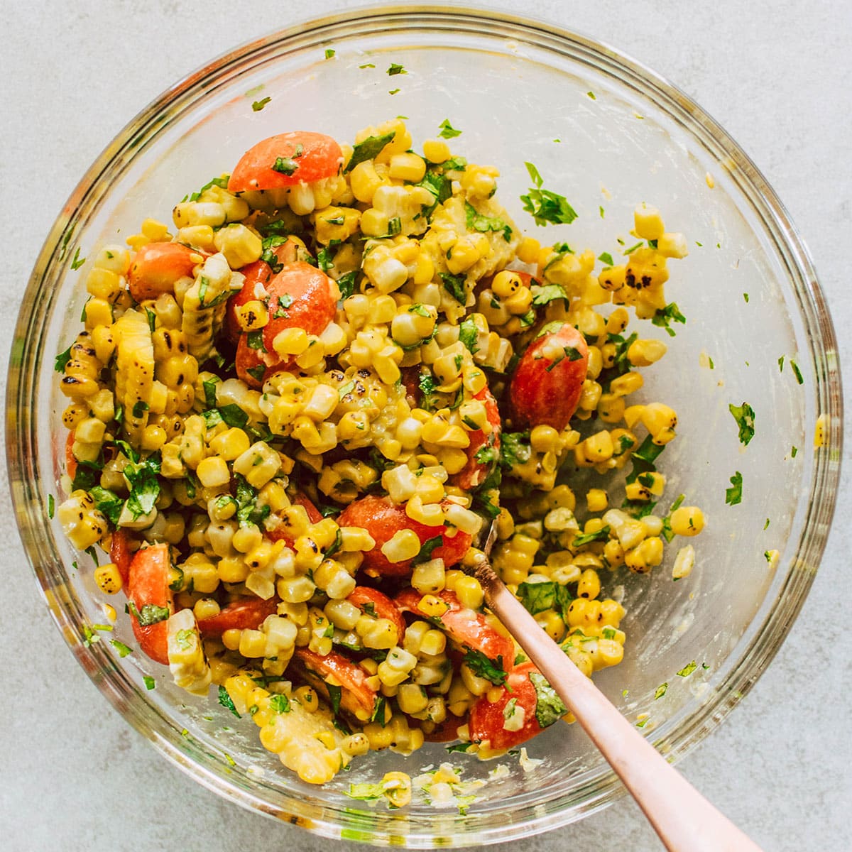 Dijon Corn Salsa, gluten-free and dairy-free