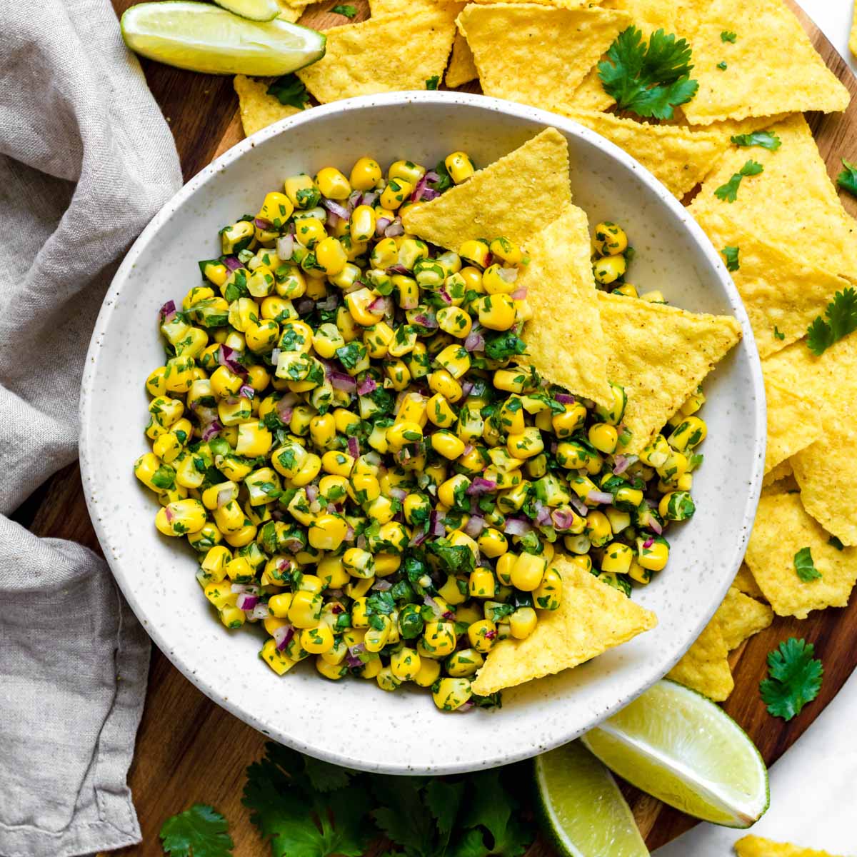 Roasted Chili Corn Salsa (Best Chipotle Copycat), gluten-free, dairy-free