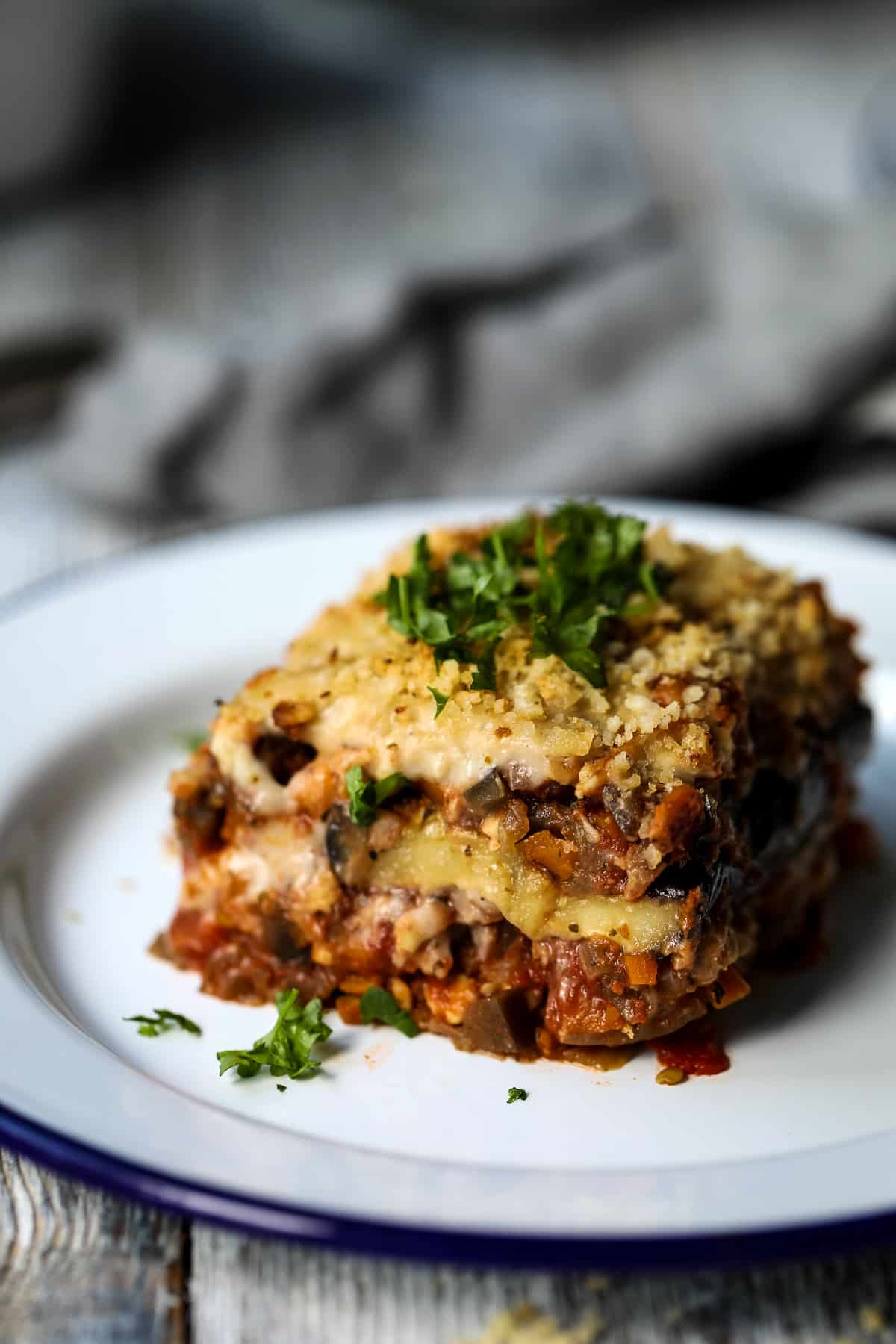 Gluten-free Vegan Eggplant Lasagna • Happy Kitchen