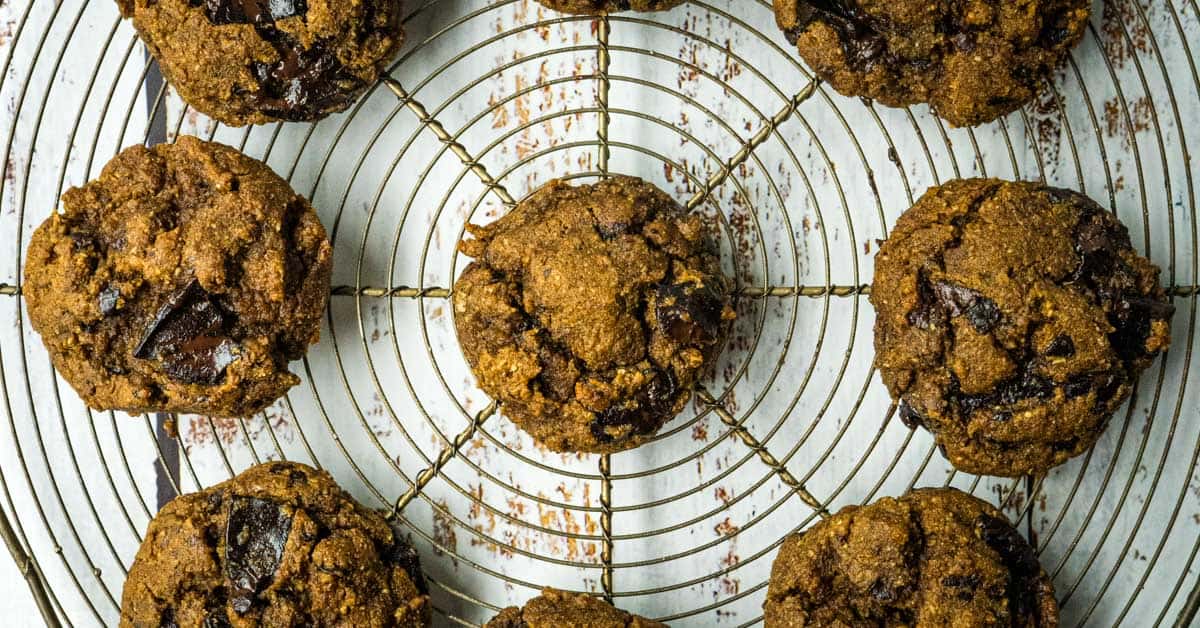 Soft Gluten-Free Pumpkin Cookies with Chocolate Chips