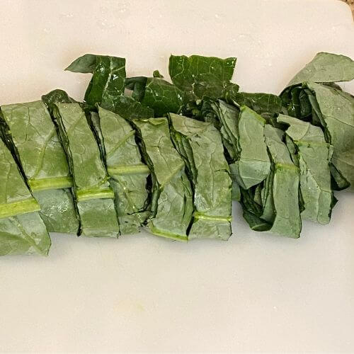 how to cut collard greens