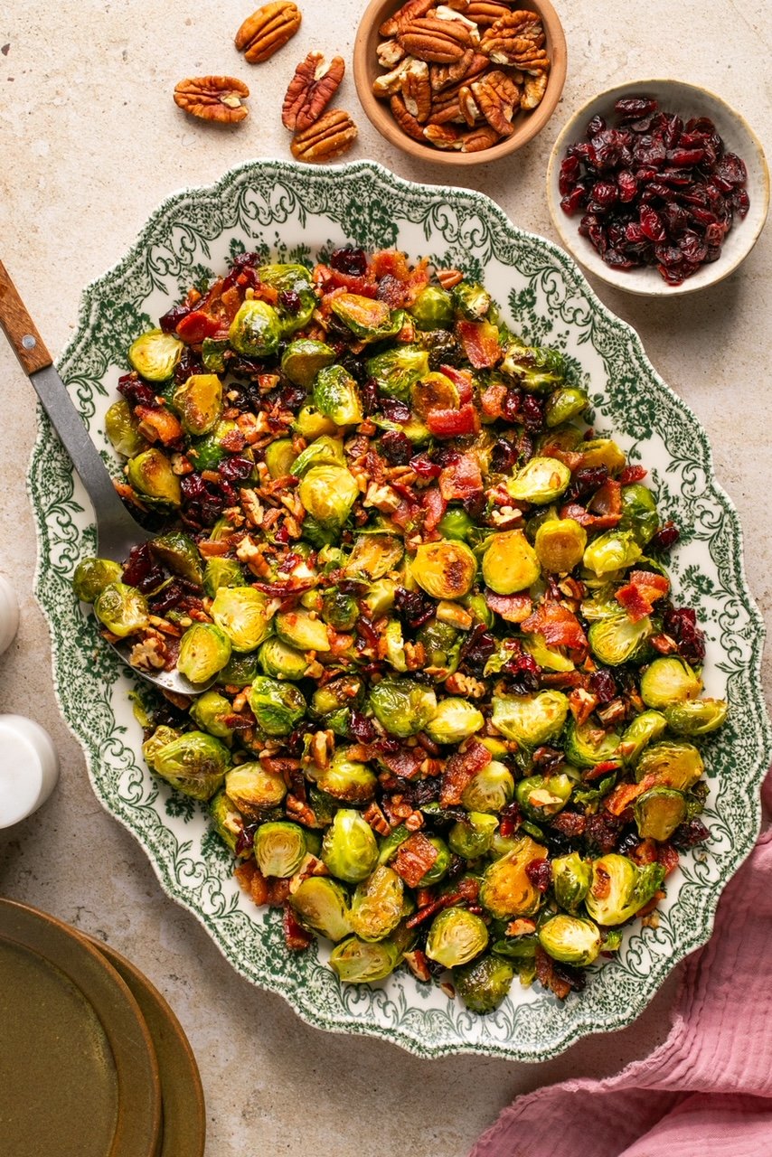The BEST Maple Bacon Brussels Sprouts Recipe