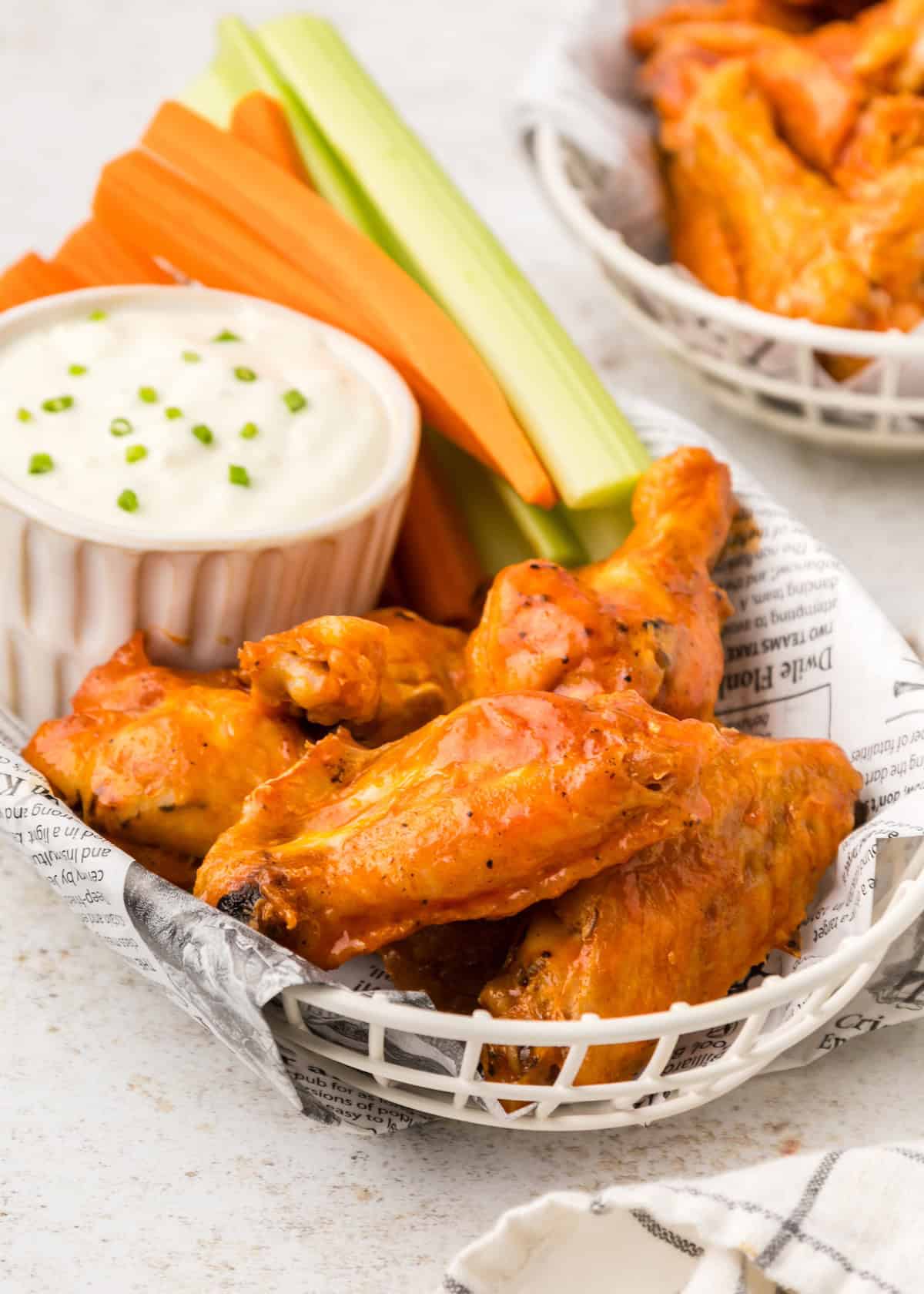 Baked Buffalo Chicken Wings
