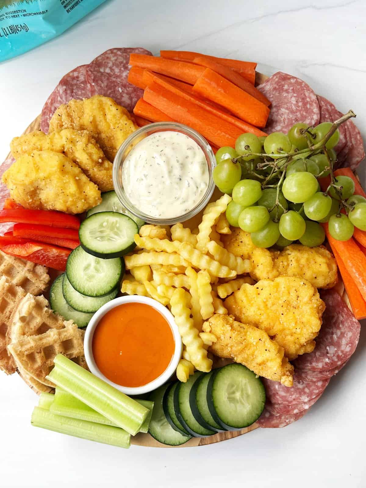 Chicken Nugget Charcuterie Board